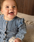 Bess Dress Alma - Blue Denim