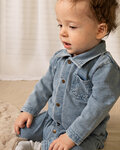 Bess Playsuit August - Blue Denim