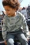 Sturdy Sweater AOP Relaxed Fit  Jade Groen - Fix It