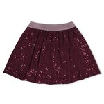 Jubel Pailetten Rok Bordeaux - Daily Princess