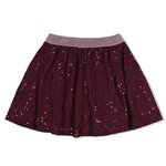 Jubel Pailetten Rok Bordeaux - Daily Princess