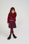 Jubel Pailetten Rok Bordeaux - Daily Princess