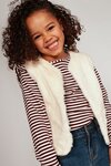 Jubel Longsleeve Rib Streep Bordeaux - Daily Princess