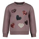 Jubel Sweater AOP Lila - Daily Princess