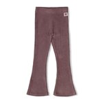 Jubel Flared Broek Velours Rib Lila - Daily Princess