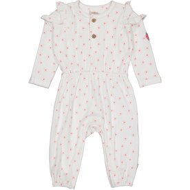 Bess Suit Rib AOP Flower - White
