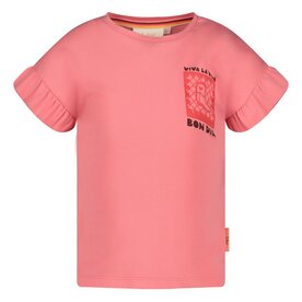Jubel T-Shirt Backprint Roze - Salsa Sunset