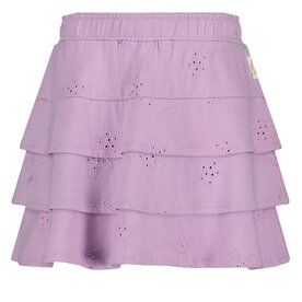 Jubel Rok Volante Broderie Anglaise Violet - Lazy Lagoon