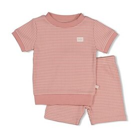 Feetje Shortama Wafel Mauve - Summer Specials