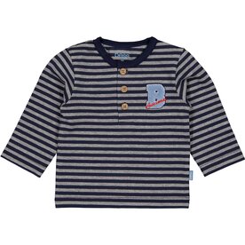 Bess Longsleeve Andre - AOP Taupe Stripe