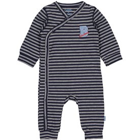 Bess Playsuit Andries - AOP Taupe Stripe