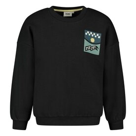Sturdy Sweater Backprint Oversized Antraciet - Fix It