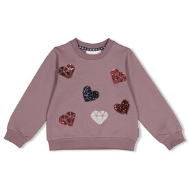 Jubel Sweater AOP Lila - Daily Princess