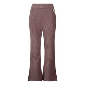 Jubel Flared Broek Velours Rib Lila - Daily Princess