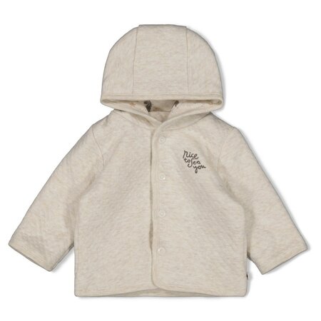 Feetje Omkeerbaar Jasje capuchon Offwhite Melange - Sea Sweeties