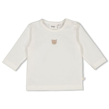 Feetje Longsleeve Embroidery Beer Offwhite - The Knits