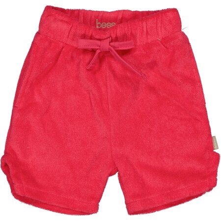 Bess Shorts Towelling - Strawberry Pink