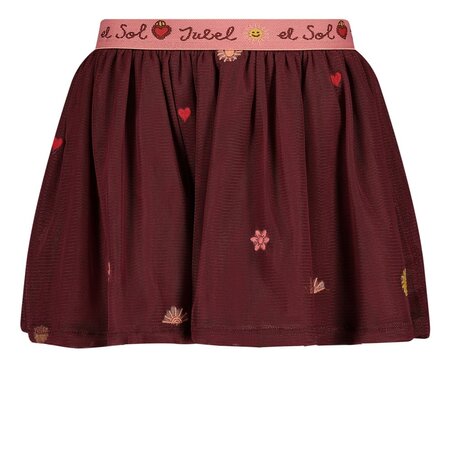 Jubel Rok Tule Bordeaux - Salsa Sunset