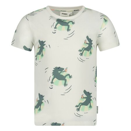 Sturdy T-Shirt AOP Wit - Lagoon Legends