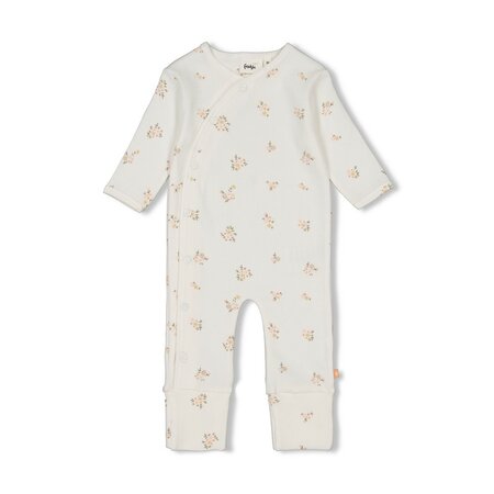 Pak Omslagvoet AOP Flowers - Offwhite