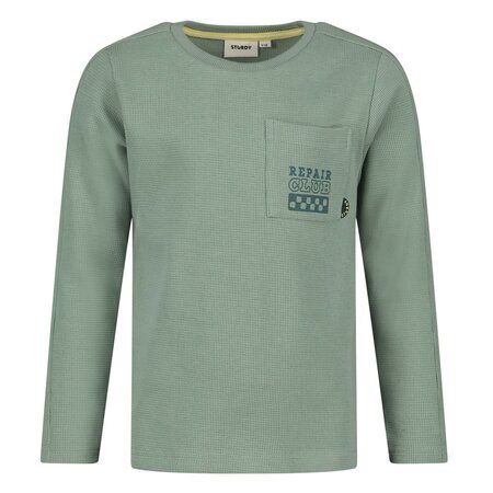 Sturdy Longsleeve Wafelstructuur Jade Groen - Fix It