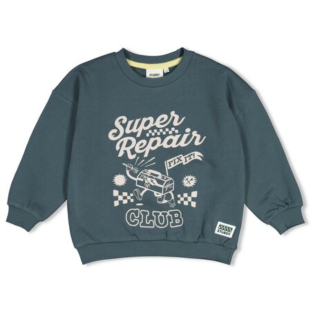 Sturdy Sweater Oversized Petrol - Fix It