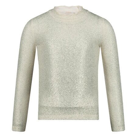 Jubel Longsleeve Crinkle Offwhite - Daily Princess