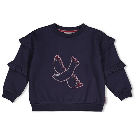 Jubel Sweater Relaxed Fit Marine - Daily Princess