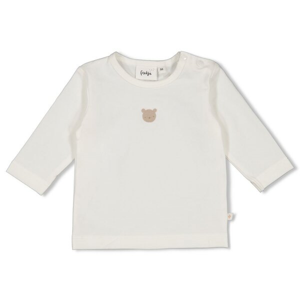 Feetje Longsleeve Embroidery Beer Offwhite - The Knits