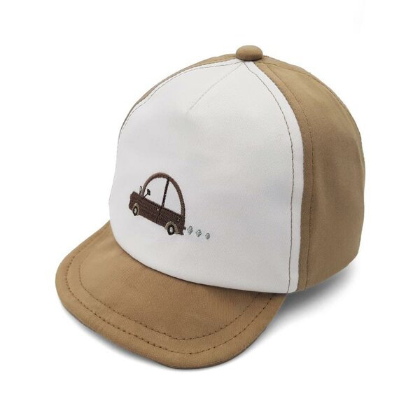 Maximo Baby Boy Cap Auto, borduurwerk Klittenbandsluiting