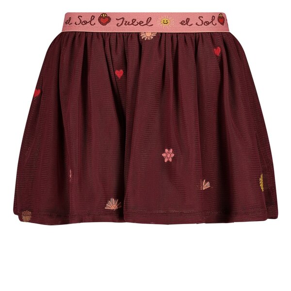 Jubel Rok Tule Bordeaux - Salsa Sunset