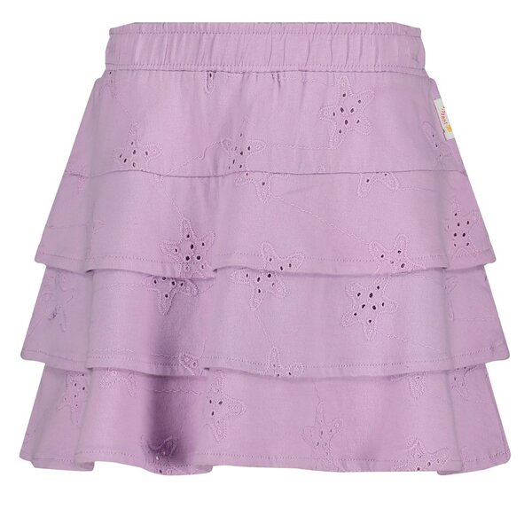 Jubel Rok Volante Broderie Anglaise Violet - Lazy Lagoon