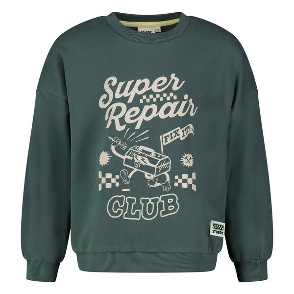 Sturdy Sweater Oversized Petrol - Fix  It