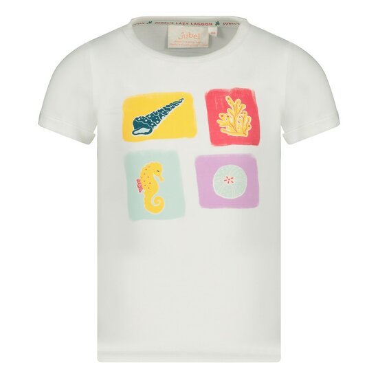 Jubel T-Shirt Wit - Lazy Lagoon