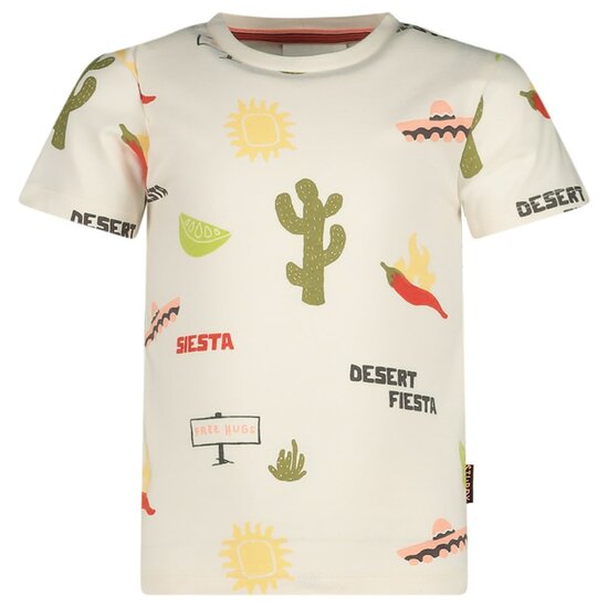 Sturdy T-Shirt AOP Offwhite - Desert Fiesta