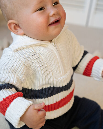 Bess Sweater Art - Offwhite