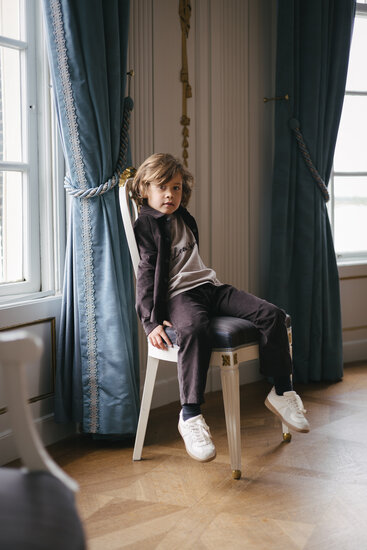 Levv Pants Douwe - Purple Grey