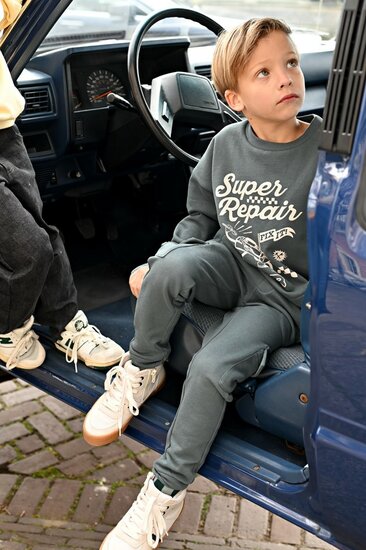 Sturdy Sweater Oversized Petrol - Fix  It