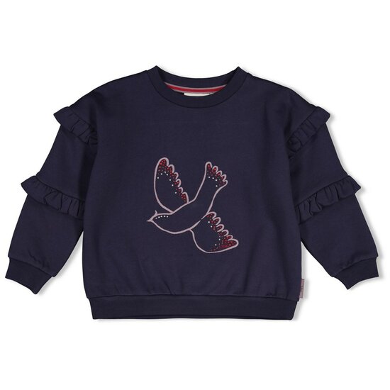Jubel Sweater Relaxed Fit Marine - Daily Princess