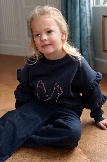 Jubel Sweater Relaxed Fit Marine - Daily Princess