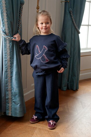 Jubel Sweater Relaxed Fit Marine - Daily Princess