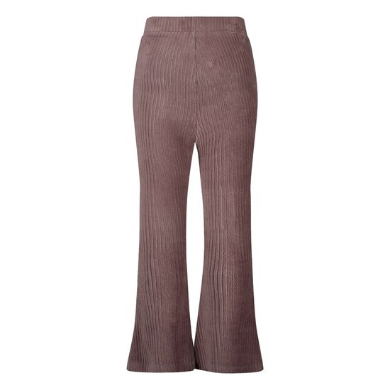 Jubel Flared Broek Velours Rib Lila - Daily Princess