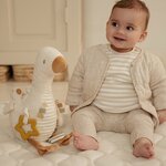 Little Dutch Newborn Naturals Activiteitenknuffel Little Goose