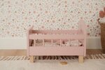 Little Dutch Poppenbed &ndash; Soft Flowers &ndash; Roze Hout