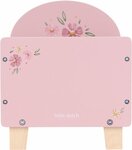 Little Dutch Poppenbed &ndash; Soft Flowers &ndash; Roze Hout