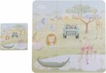 Little Dutch 6 Puzzels FSC - Safari Friends