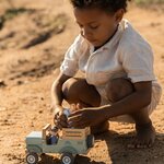 Little Dutch Safari auto met dieren FSC - Safari Friends