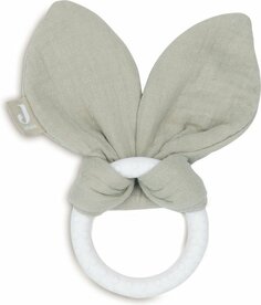 Jollein Bijtring Siliconen Bunny Ears - Olive Green