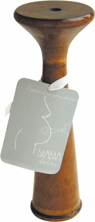 BamBam Dop Tone in een donkere kleur hout