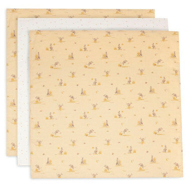 Jollein Hydrofiele Doek Small 70x70cm Kangaroots - 3 Pack
